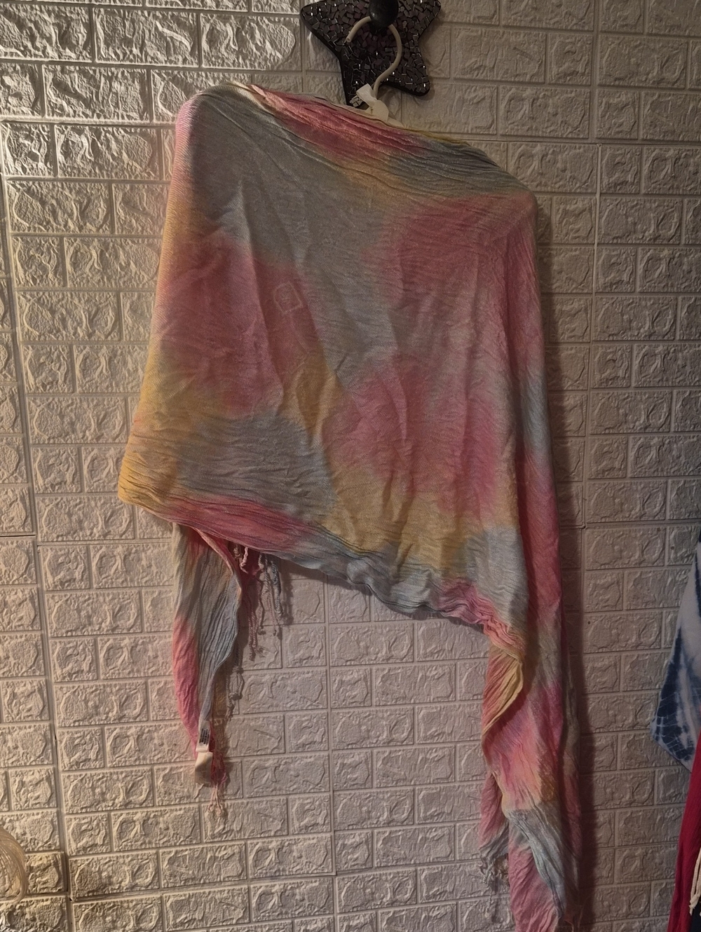 Lightweight Pink pastel Multi-Color Womenβs scarf